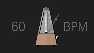 60 BPM Metronome [upl. by Timmie]