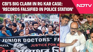 Kolkata Doctor Case  CBIs Big Claim In RG Kar Case False Records Created In Police Station [upl. by Boj]