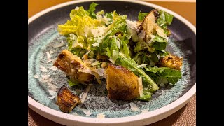 Ceasar Salad with chicken breast [upl. by Htrowslle]