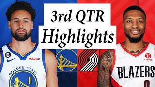 Portland Trail Blazers vs Golden State Warriors Full Highlights 3rd QTR  Feb 28  2023 NBA Season [upl. by Neyut]