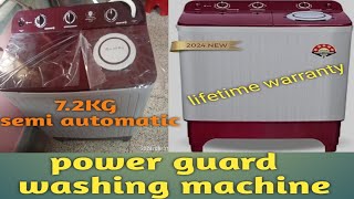 power guard 72 kg semi automatic washing machine unboxing and review [upl. by Keen]