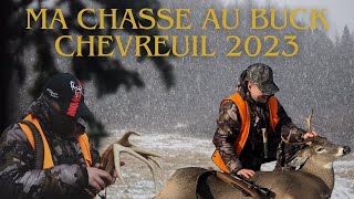 Ma chasse au BUCK CHEVREUIL 2023 [upl. by Oigile702]