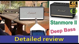 Unboxing and detailed indepth review of the Marshall Stanmore II Bluetooth Speaker [upl. by Mcmillan]