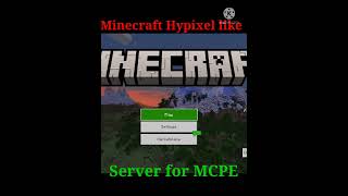 Servers like Hypixel for Bedrock [upl. by Nomelif]