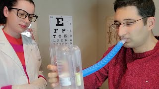 ASMR Real Person Medical Lung Capacity Test Nose amp Face Exam Soft Spoken Medical Roleplay [upl. by Jorrie139]