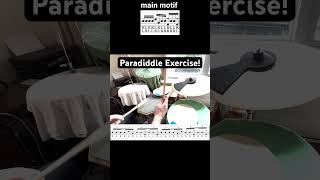 Paradiddle exercise around kit [upl. by Novled632]