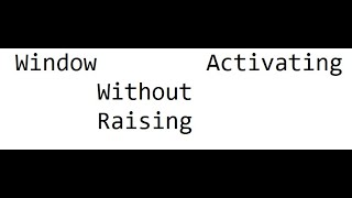 How to active window on mouse hover without raising it Windows 10 [upl. by Espy464]