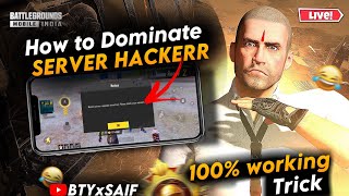 BGMI Server hack solution is out  SERVER HACKER  Server freeze solution 100 working [upl. by Stalker]