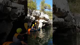 Packrafting Ardeche river [upl. by Yendor]