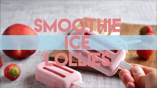 Nectarine Strawberry Smoothie Popsicles [upl. by Dalila]