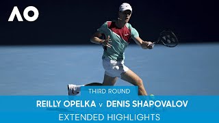 Reilly Opelka v Denis Shapovalov Extended Highlights 3R  Australian Open 2022 [upl. by Bomke]