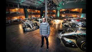 Lewis Hamilton Reunited with his Six F1 Championship Cars [upl. by Smalley241]