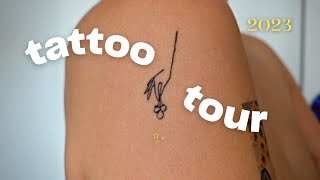 tattoo tour ✨  regrets tattoo artists pain level dainty tiny minimal thisiseliseyu [upl. by Blanca]