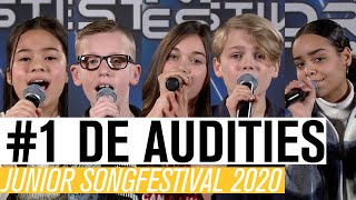 1 AUDITIEDAG 1 DEEL 1 🎤  JUNIOR SONGFESTIVAL 2020 🇳🇱 [upl. by Alcot]