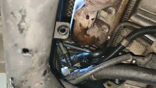 E38 740il BMW M62  RHD Oil line O rings replace [upl. by Ykcor]