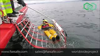 Dacon Rescue Cradle Frame A Lifeline for Man Overboard Recovery [upl. by Mccandless]