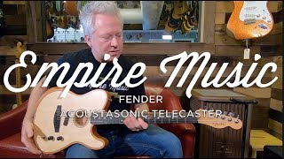 Fender Acoustasonic Telecaster Review [upl. by Ire542]