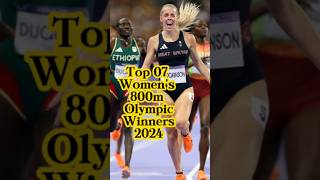 Top 07 women’s 800m olympic winners 2024 🏅🌎🥰 shorts olympics parisolympics2024 800m sports top [upl. by Rodolphe]