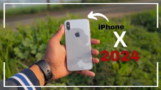 iPhone x in 2024  review and camera test 📷 [upl. by Aritak]