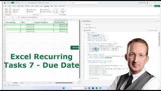 Automate Recurring Tasks in Excel 7  Get Due Date from Excel to the Open Recurring Tasks App [upl. by Llenehs415]