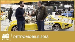 Rétromobile 2018  nos coups de coeur du salon Renault Porsche Citroën [upl. by Ahsikahs796]