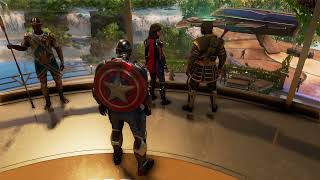 Marvels Avengers Walkthrough Pt 63 WAR FOR WAKANDA BIRNIN ZANA [upl. by Kcuhc]