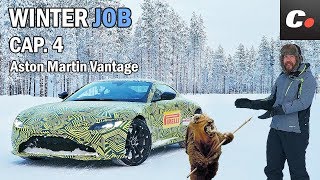 Aston Martin Vantage  Prueba  Test  Review en español  WINTER JOB Cap4  cochesnet [upl. by Soutor376]