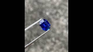 207 carats  Blue Sapphire Stone Emerald Cut Natural Sri Lankan Gemstone blue sapphire gemstone [upl. by Eluk313]