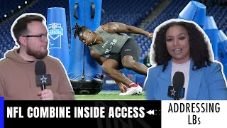 NFL Combine Inside Access Addressing LBs  Dallas Cowboys 2024 [upl. by Rennold]