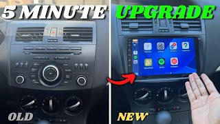 101quot Mazda 3 20102013 Touchscreen Installation EASY MOD [upl. by Aiuoqes717]