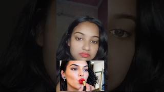 Kendall Jenner red lips Trend redlipredlipmakeupmakeuphacksredlipstickbeutyhackmakeuptutorial [upl. by Sedberry]