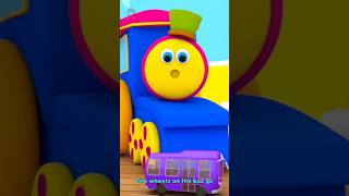 Wheels On The Bus shorts funadventures babysongs bobcartoon nurseryrhymes ytshorts [upl. by Anrak]