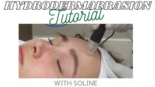 Hydrodermabrasion Tutorial  How To Perform Hydrodermabrasion  Hydro Soline 4in1 Facial Expert [upl. by Carlo628]