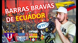 🔥COLOMBIANO reacciona a BARRAS BRAVAS de ECUADOR😮 [upl. by Gardia]