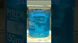 Beauty in RS 12 How to make Copper Sulphate solution viralshortsviralvideo [upl. by Htelimay190]