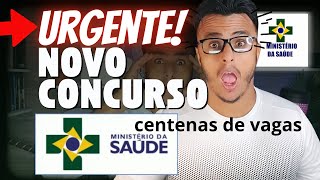 Autorizado Concurso Ministério da Saúde com Centenas de Vagas  Níveis médiotécnico e superior [upl. by Layla]