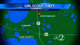 Thief swipes Girl Scouts cookie money [upl. by Darrey]