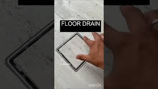 Floor Drain  Floor Drain in Plumbing system Plumbing floordrain wastewaterengineering shorts [upl. by Ruelle980]