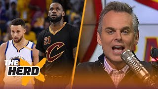 Colin Cowherd reacts to the 2018 NBA AllStar voting  THE HERD [upl. by Aronson643]