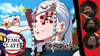 Demon Slayer Entertainment District Arc  Ep 1  RENEGADES REACT quotSound Hashira Tengen Uzuiquot [upl. by Hsatan]