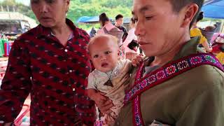 Panorama of Vietnamese market on holidays [upl. by Amaras]