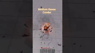 Medium Genos Combo roblox robloxsaitamabattlegrounds thestrongestbattlegrounds [upl. by Moberg511]