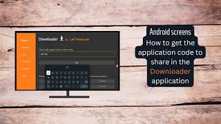 How to Get App Codes and Share Them Using Downloader on Android TV [upl. by Kesia]