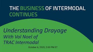 Understanding Drayage  Intermodal University [upl. by Aissej]