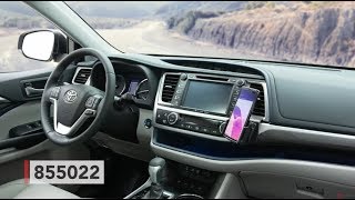 Toyota Highlander Angled Phone Mount HowTo Install 20142019 855022 [upl. by Spalla907]