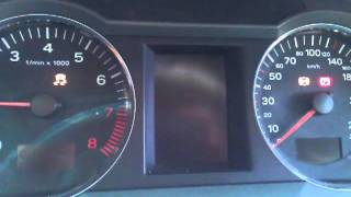 Audi A6 2006 Cold Start Brake Fault [upl. by Mandel268]