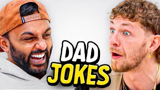 Dad Jokes  Dont laugh Challenge  Sath vs Rory  Raise Your Spirits [upl. by Ecnarwal]