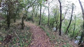 StratfordUponAvon Hilton DoubleTree to Lucys Mill Bridge then loops along Avon Tramway etc [upl. by Hollander]