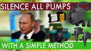 Quiet any water pump silence pumps using simple lifehack without soundproofing ESPA Prisma 15 3M [upl. by Roz]