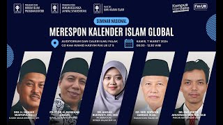 Seminar Nasional quotMerespon Kalender Islam Global dan Peresmian Galeri Ilmu Falak FIAI UIIquot [upl. by Madson]